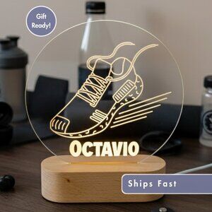 Runner Night Light – Personalized LED Lamp for Athletes